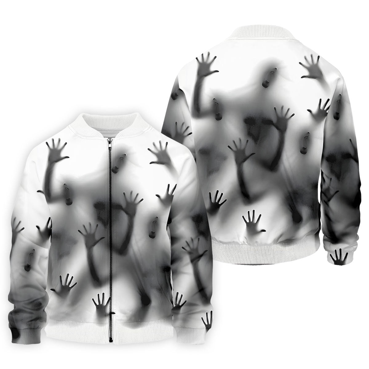 Haunted Shadow Silhouette Golf Polo Shirt, Men's Golf Shirts, Hawaiian Golf Shirt