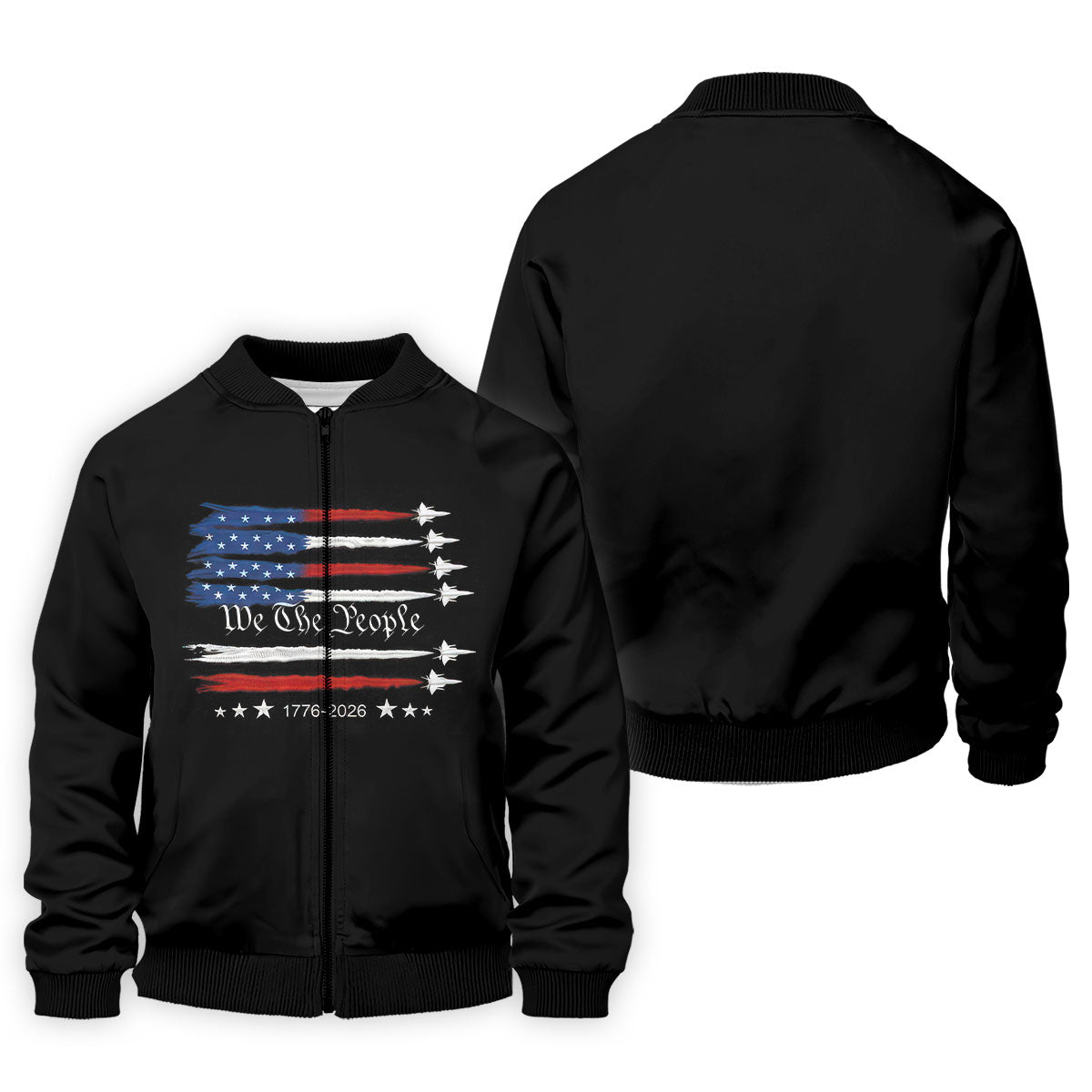Independence Day Flag We The People Golf Shirt, Patriotic 4th Of July Golf Shirts For Men