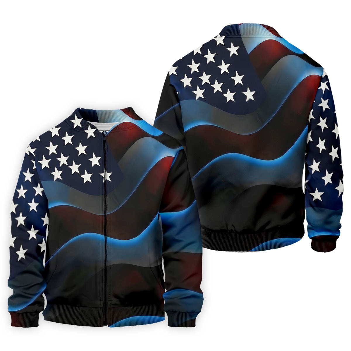 Patriotic American Flag 250th Anniversary Golf Tops For Men, Golf Shirts For Men, Polo Shirts For Men