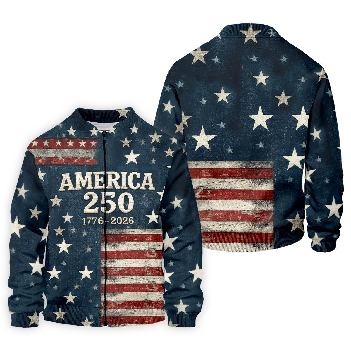 US America 250 Year Anniversary Veterans Day Golf Shirt, Patriotic 4th Of July Golf Shirts For Men