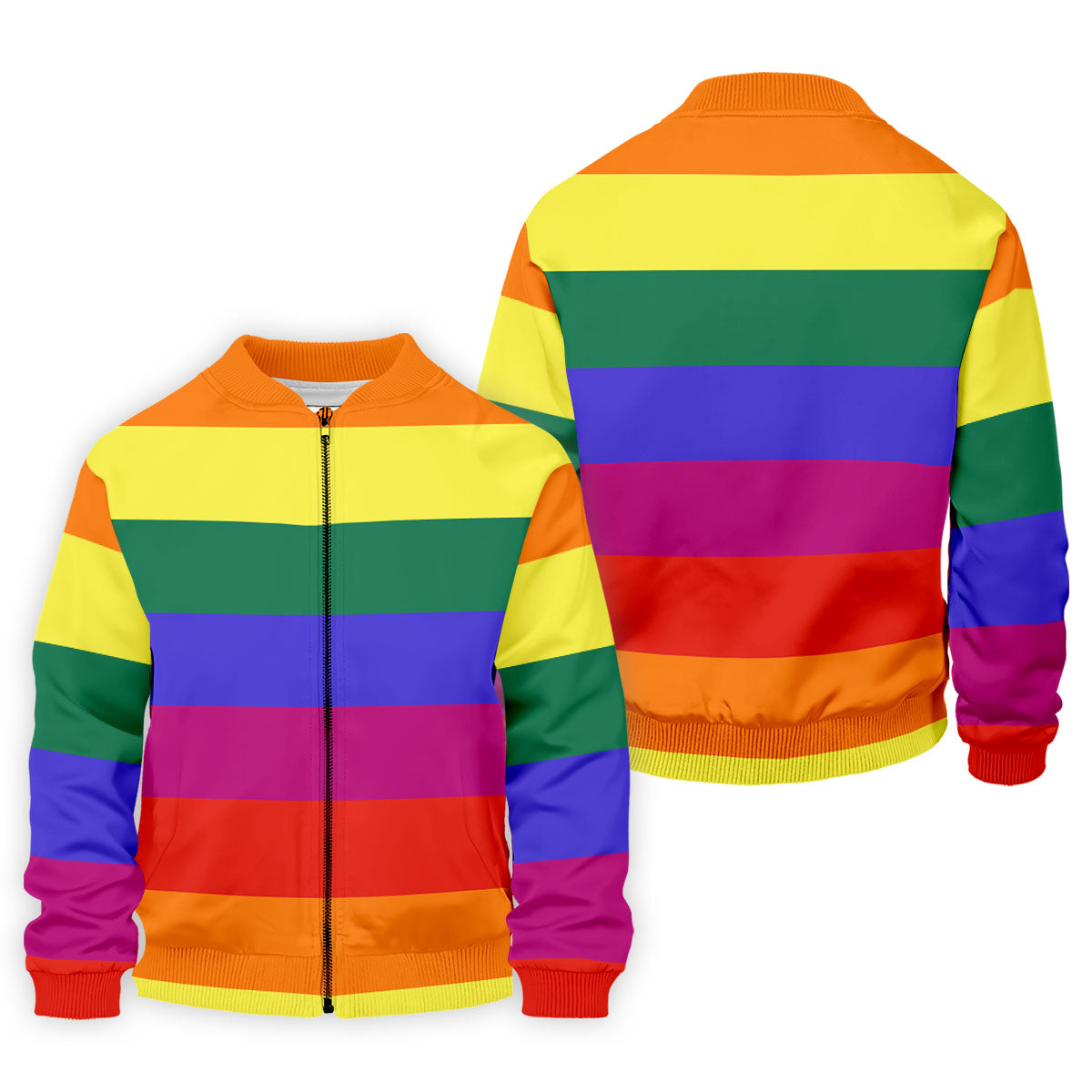 LGBT Rainbow Pride Month Celebrate Golf Tops For Men, Pride Colors Golf Shirts For Men