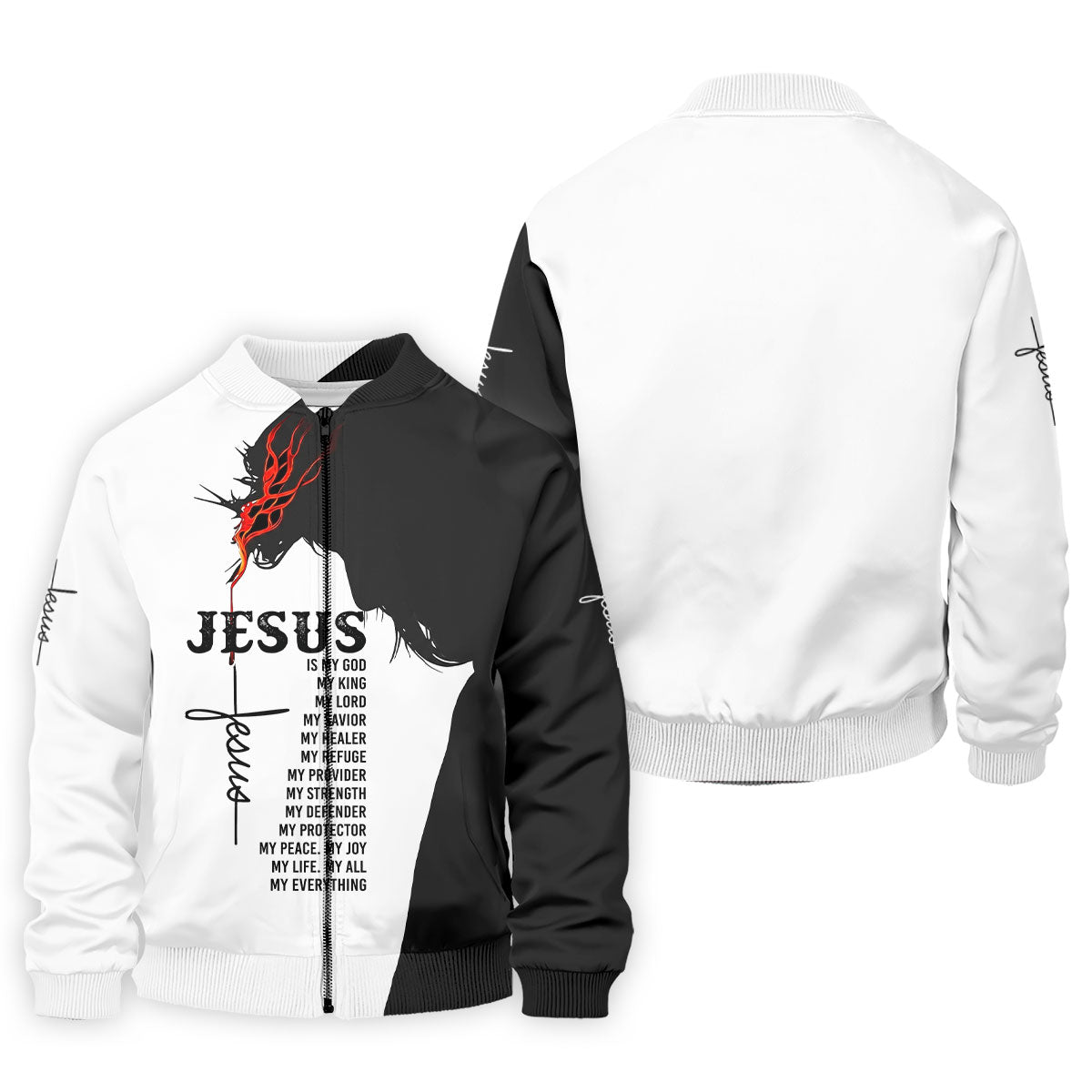 Funny Jesus Is My Everything Horse Polo Shirt, Mens Golf Polo, Printed Golf Shirts