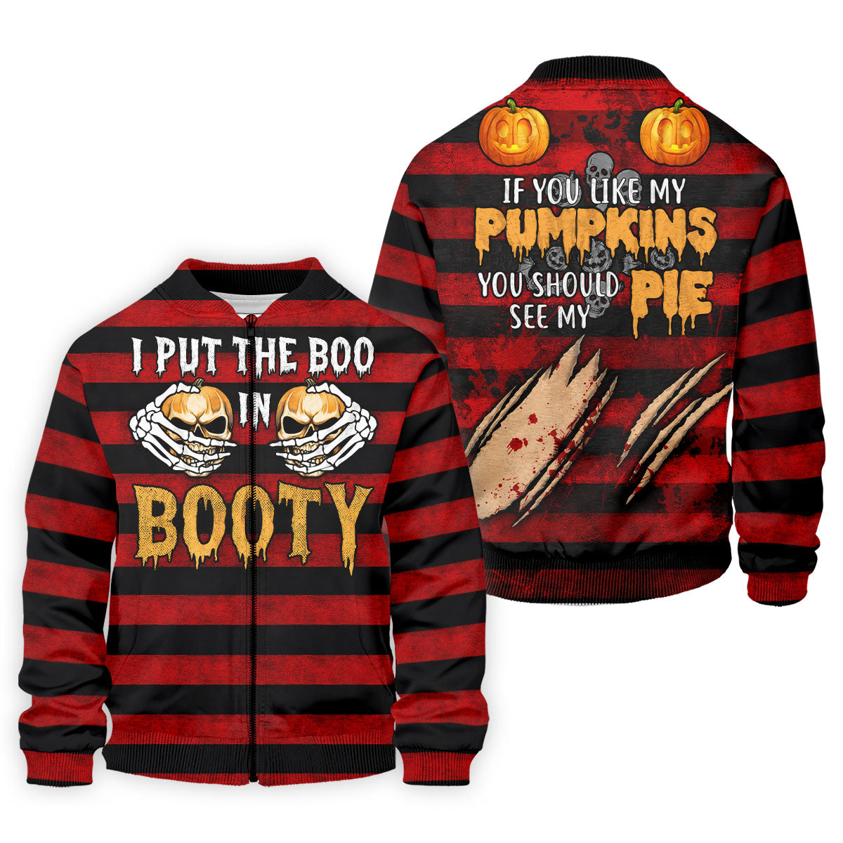 I Put The Boo In Booty Halloween Golf Polo Shirt, Men's Golf Shirt, Hawaiian Golf Shirt
