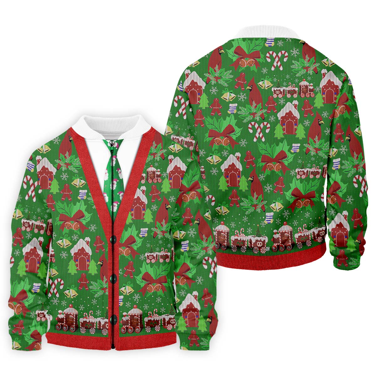 Christmas Pattern Fun Golf Shirts For Men, Christmas Golf Shirt, Unique Gift For Golfer, Polo Shirts For Men