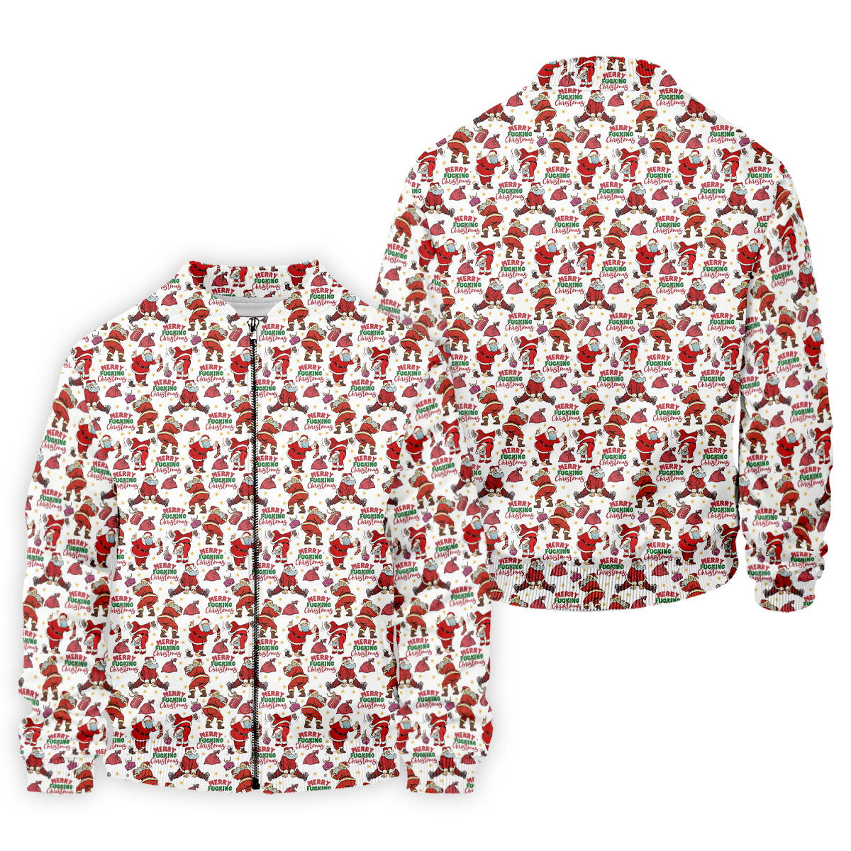 Merry Freaking Christmas Funny Santa Christmas Golf Shirt, Fun Golf Shirts For Men, Golf Gift For Men