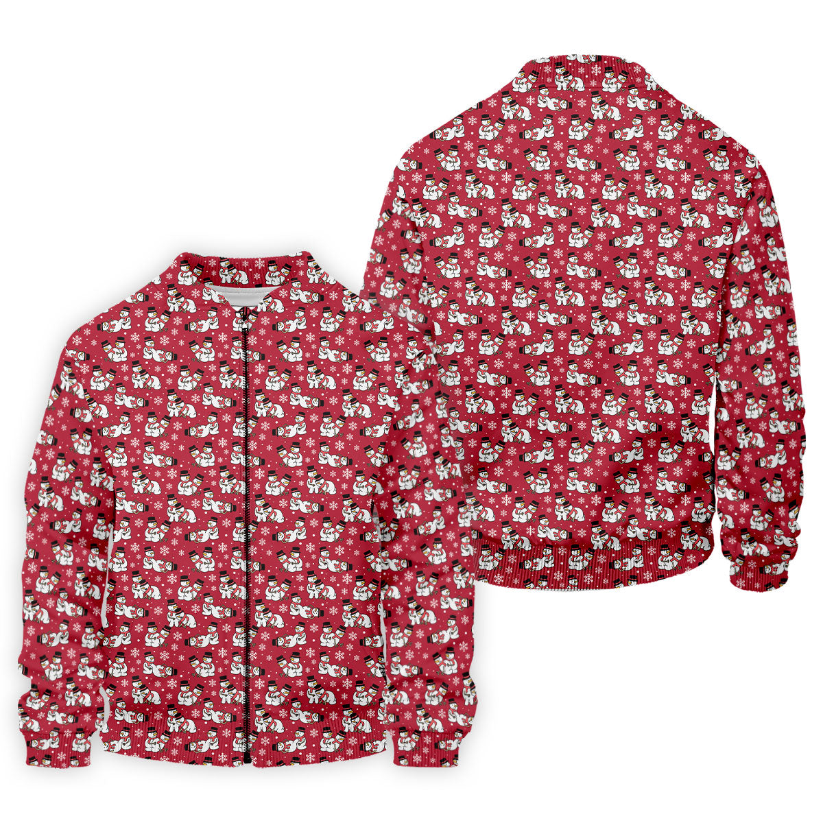 Naughty Snowman Red Golf Shirt, Christmas Golf Shirt, Fun Golf Shirts For Men, Polo Shirts For Men