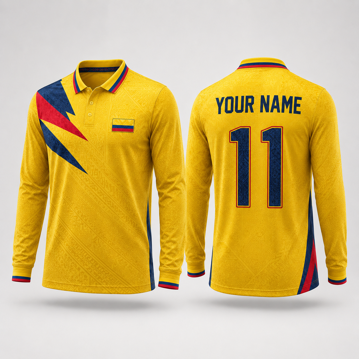 Colombian Heritage V-Neck For Men Football Lover, Colombian Soccer Jersey, Soccer Fan Gift
