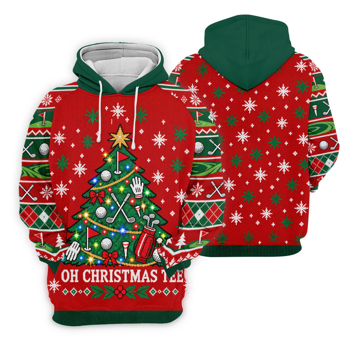 Oh Christmas Tee Christmas Golf Shirt, Golf Shirts For Women, Golf Gifts For Women