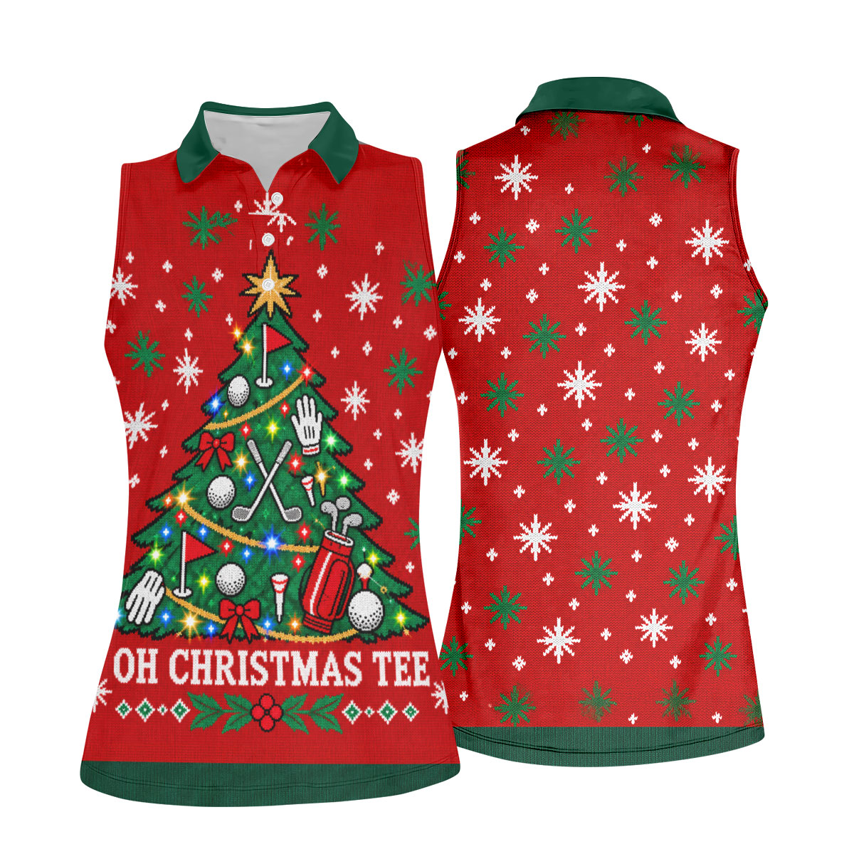 Oh Christmas Tee Christmas Golf Shirt, Golf Shirts For Women, Golf Gifts For Women