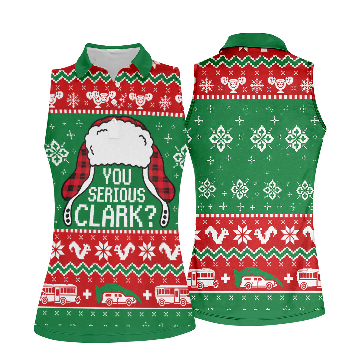 You Serious Clark Christmas Golf Shirt, Womens Golf Apparel, Womens Golf Clothing