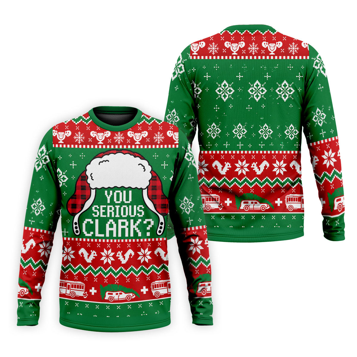 You Serious Clark Christmas Golf Shirt, Golf Shirts For Men, Funny Mens Golf Shirts