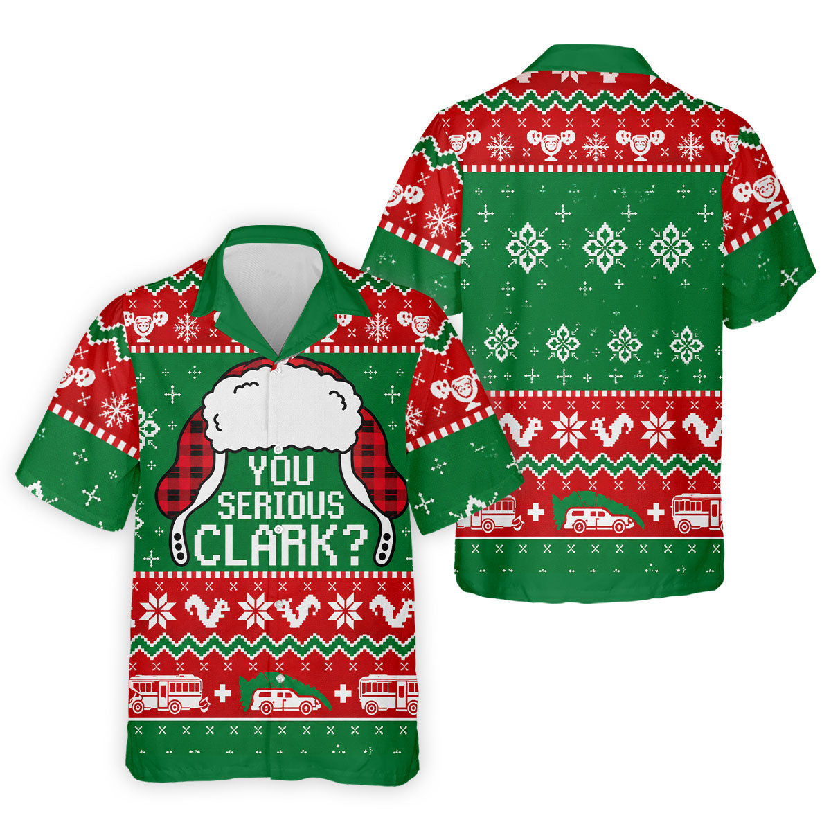 You Serious Clark Christmas Golf Shirt, Golf Shirts For Men, Funny Mens Golf Shirts