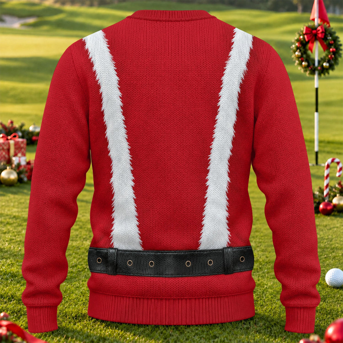 Muscle Santa Suit Ugly Christmas Sweater, Holiday Party Sweater, Ugly Sweater Party