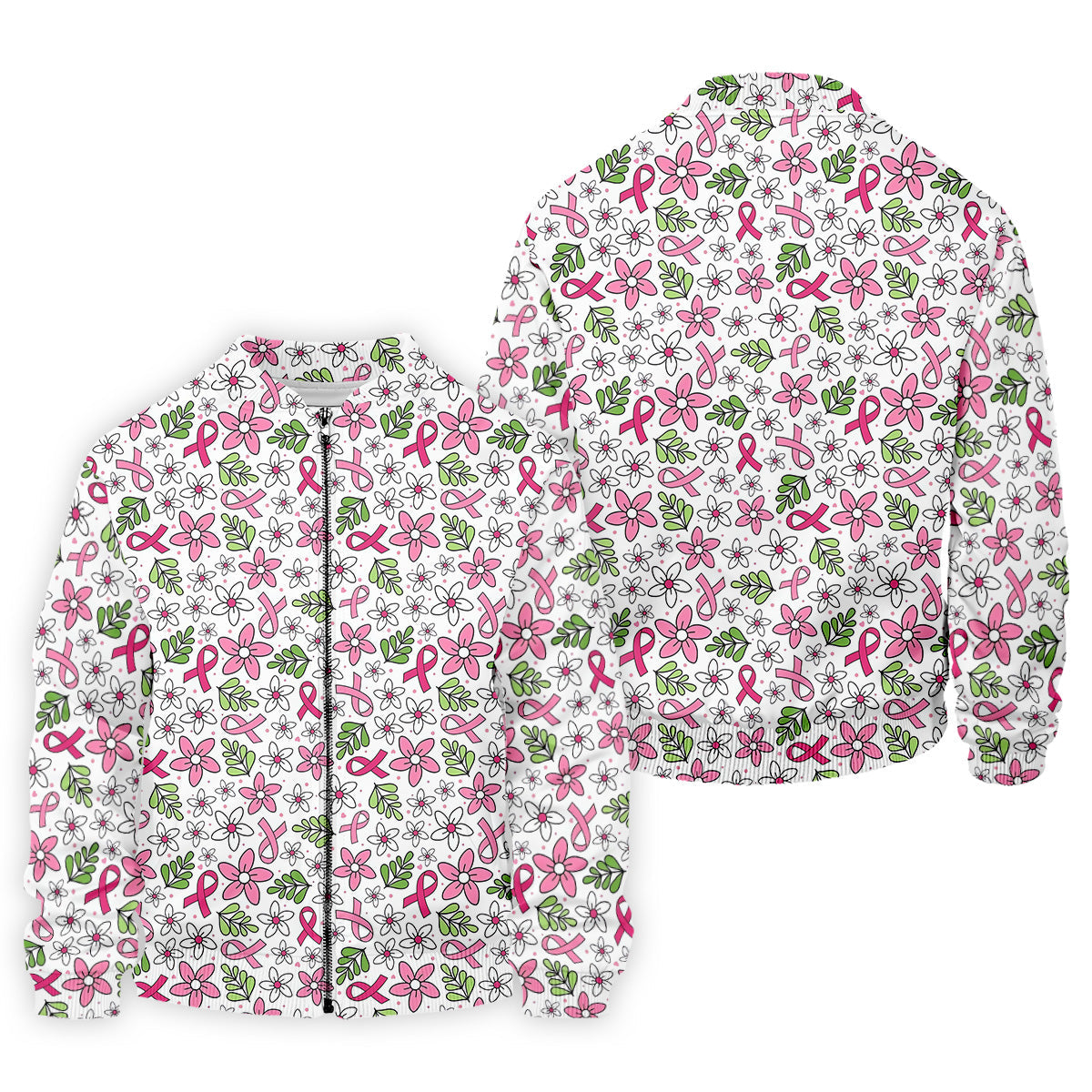 Breast Cancer Awareness Ribbon Flower Men Shirt, Cancer Awareness Shirt, Polo ShirtFor Men