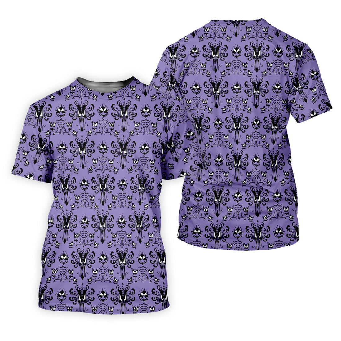 Haunted Mansion Hitchhiking Ghosts Men's Golf Polo ShirtHalloween Golf Shirt, Mens Golf Gift