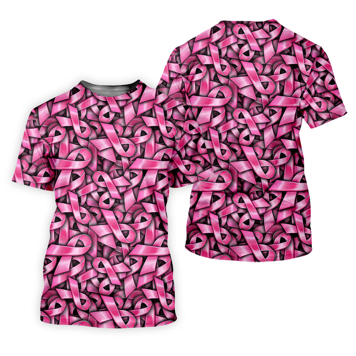 Pink And Black Breast Cancer Golf Shirt, Mens Golf Polo Shirts, White Polo ShirtMens, Golfing Apparel