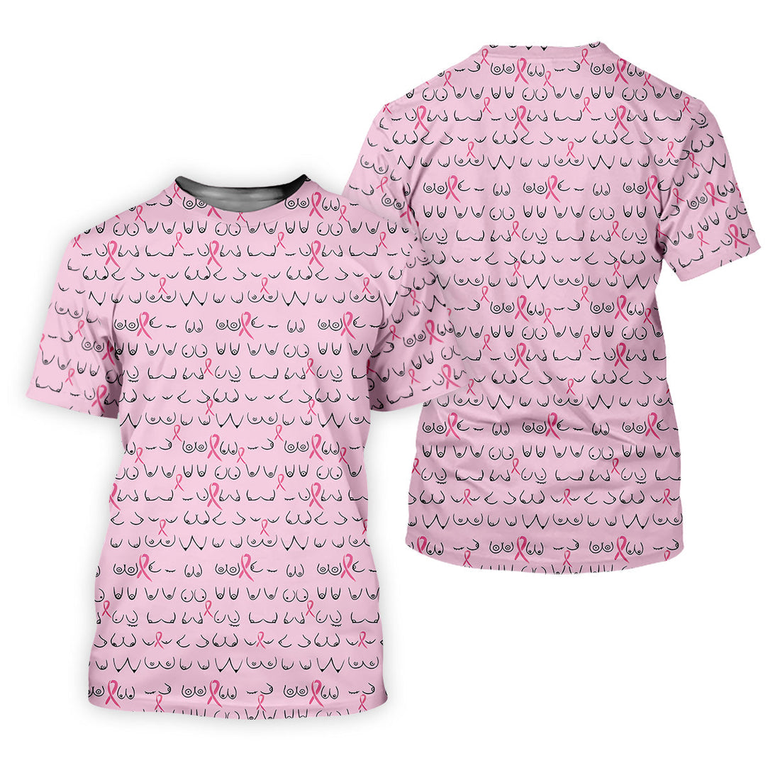 Breast Cancer Golf Shirt, Pink Golf Shirt Men, Fun Golf Shirts For Men, Cute Golf Shirt, Fun Golf Shirt