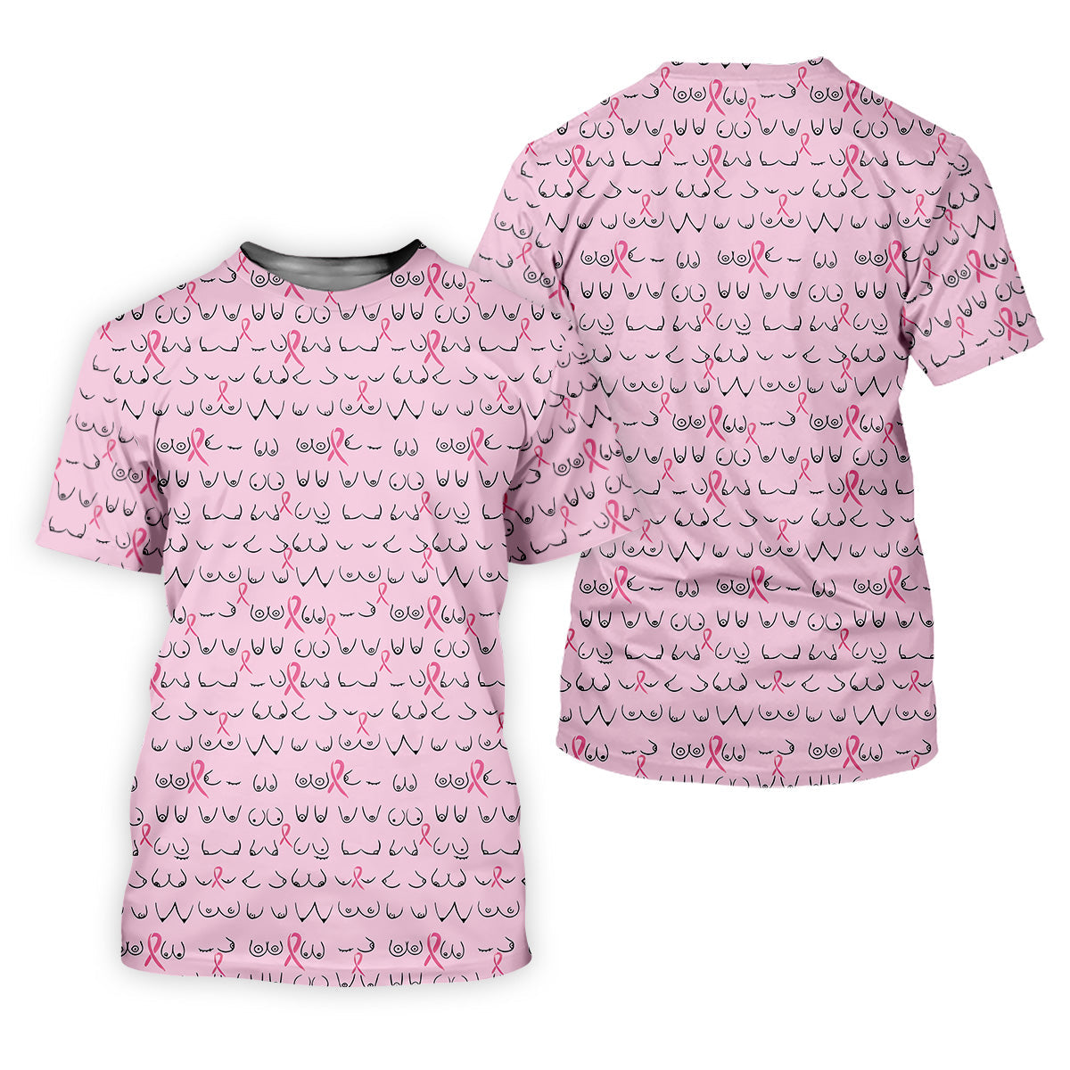 Breast Cancer Golf Shirt, Pink Golf Shirt Men, Fun Golf Shirts For Men, Cute Golf Shirt, Fun Golf Shirt