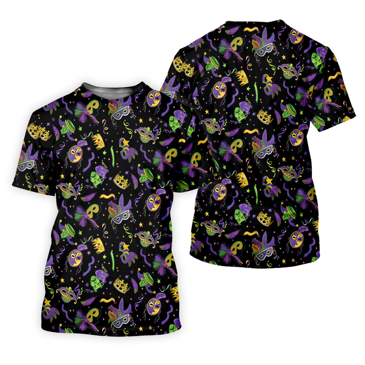 Mardi Gras Golf Sleeveless Polo Shirts Womens, Mardi Gras Black Golf Shirt, Ladies Golf Shirt