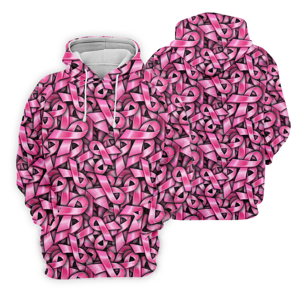 Pink And Black Breast Cancer Golf Shirt, Mens Golf Polo Shirts, White Polo ShirtMens, Golfing Apparel