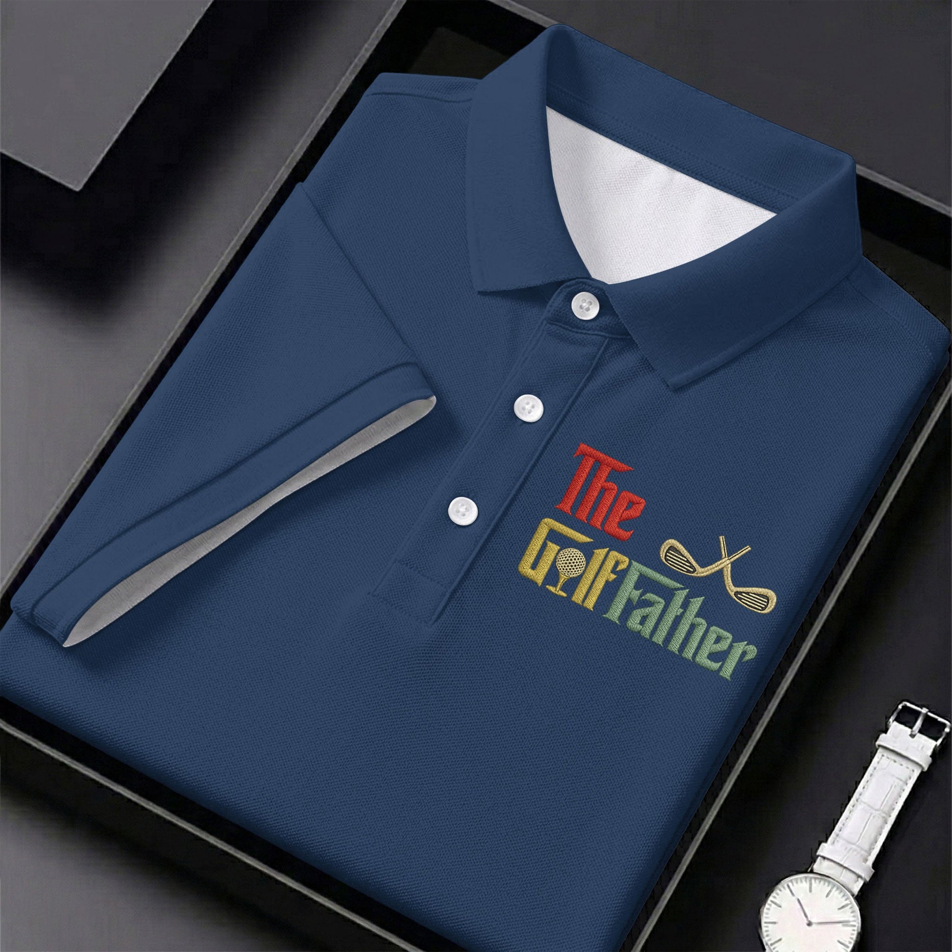 The Golf Father Golf Tops For Men, Father's Day Golf Shirt, Golf Gift For Dad