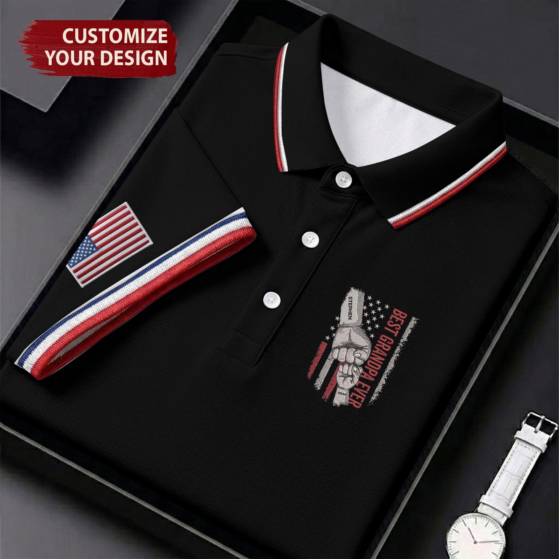 Best Grandpa Ever Father's Day Golf Shirt, Golf Shirts For Men, Gift Ideas For Grandpa