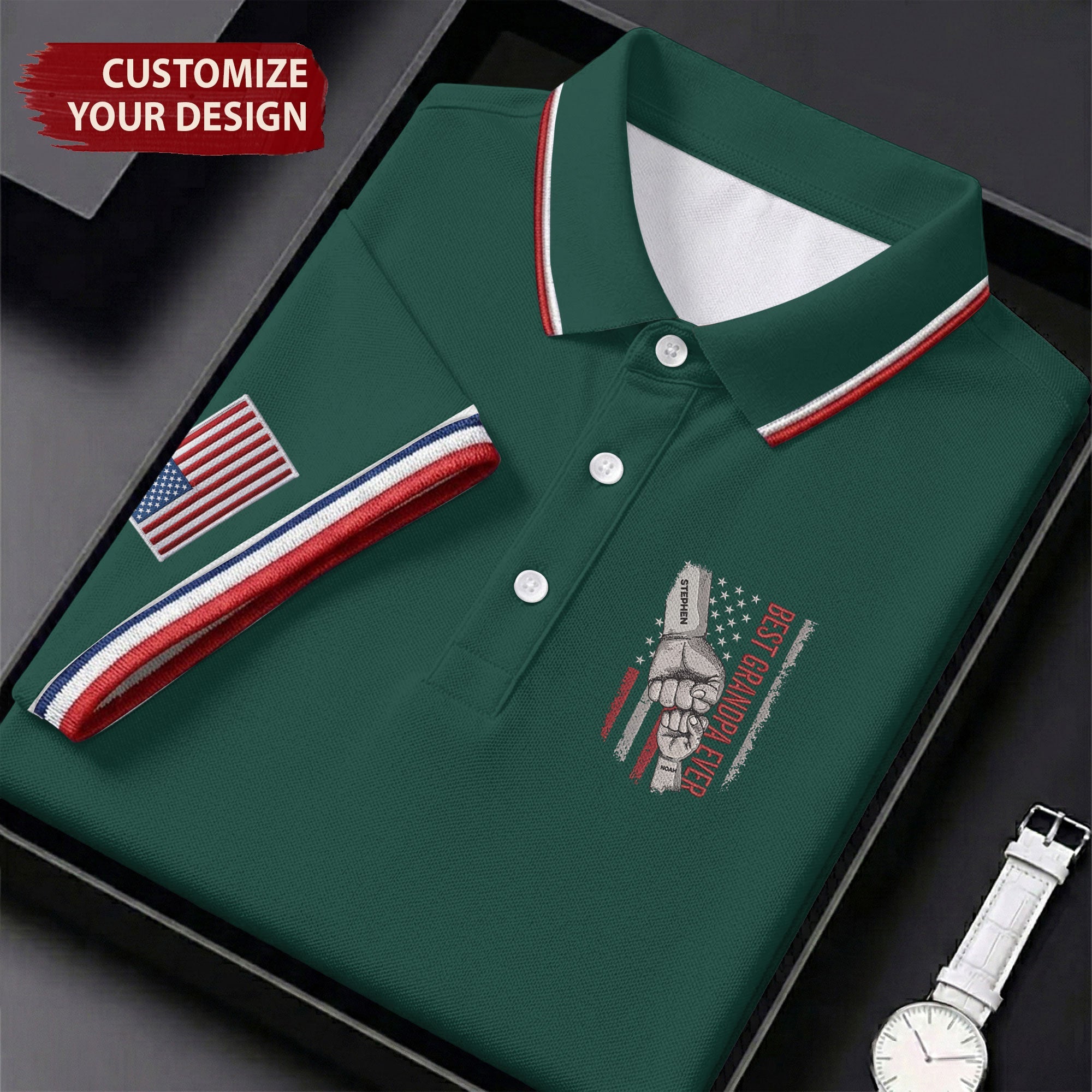 Best Grandpa Ever Father's Day Golf Shirt, Golf Shirts For Men, Gift Ideas For Grandpa