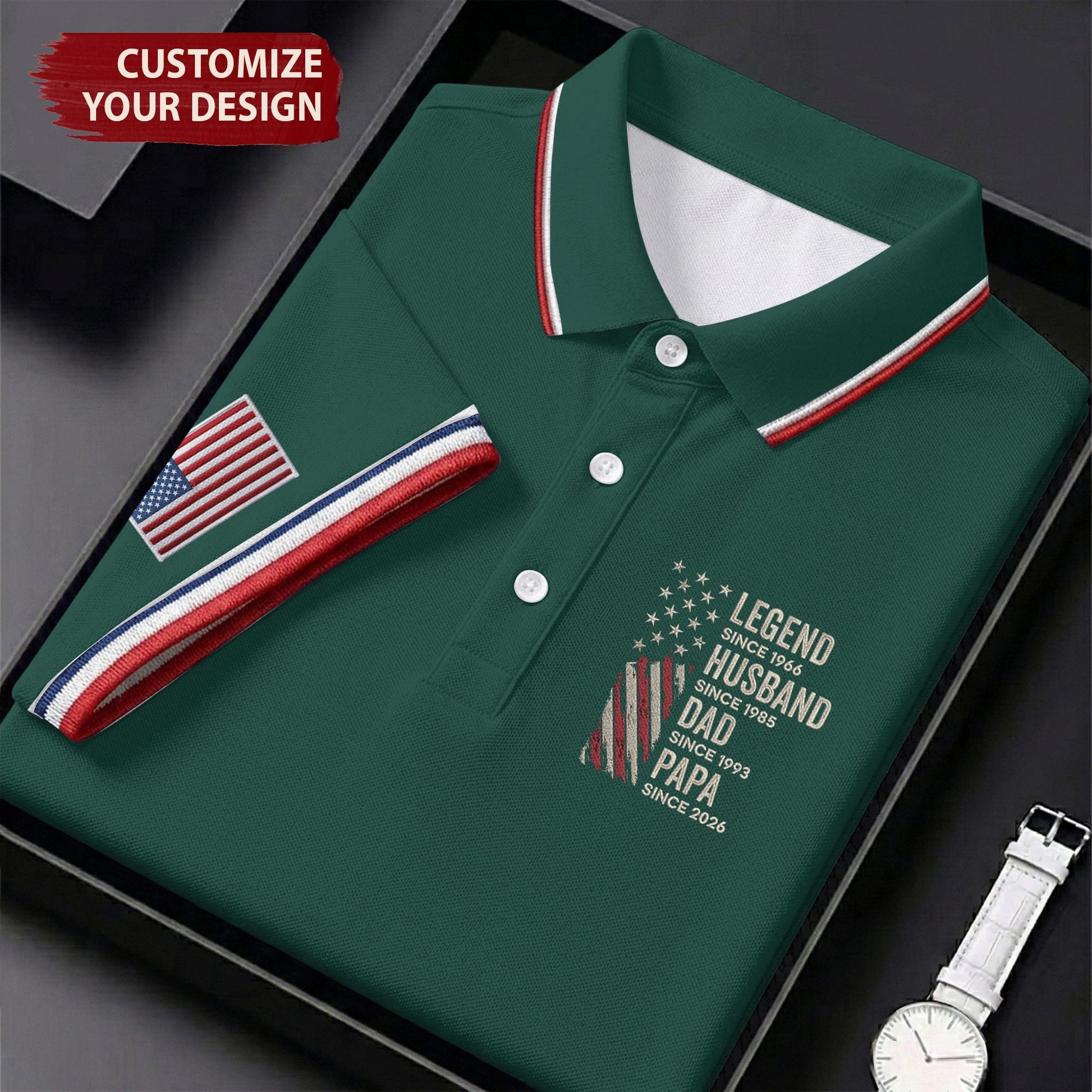 Legend Husband Dad Papa Father's Day Golf Shirt, Golf Gift For Dad, Gift Ideas For Grandpa