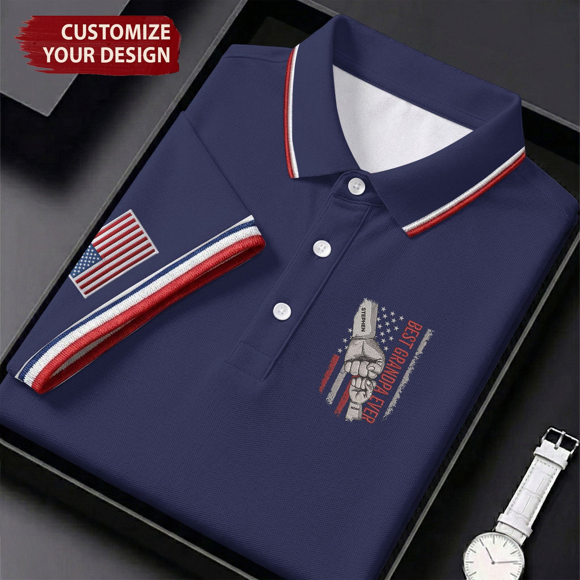 Best Grandpa Ever Father's Day Golf Shirt, Golf Shirts For Men, Gift Ideas For Grandpa