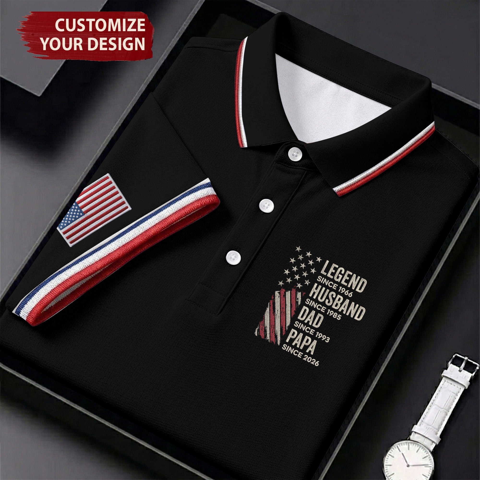 Legend Husband Dad Papa Father's Day Golf Shirt, Golf Gift For Dad, Gift Ideas For Grandpa