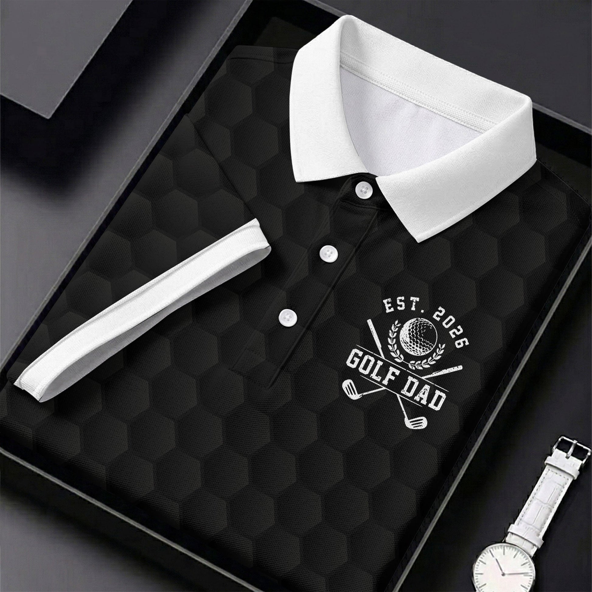 Golf Dad Best Dad By Par Father's Day Golf Shirt, Dad Golf Shirt, Golf Gift For Dad