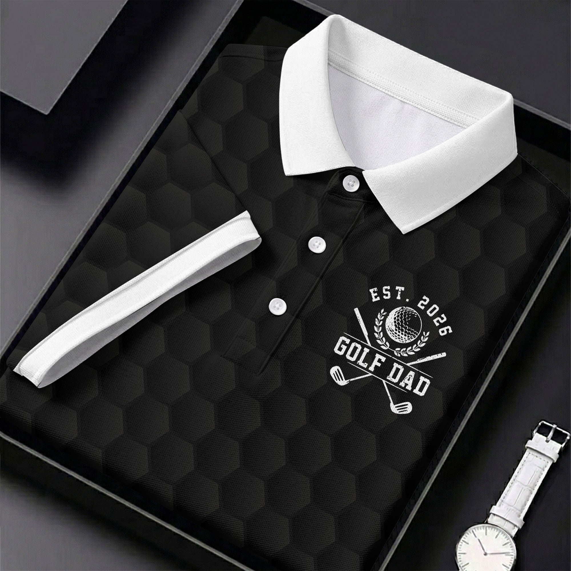 Golf Dad Best Dad By Par Father's Day Golf Shirt, Dad Golf Shirt, Golf Gift For Dad