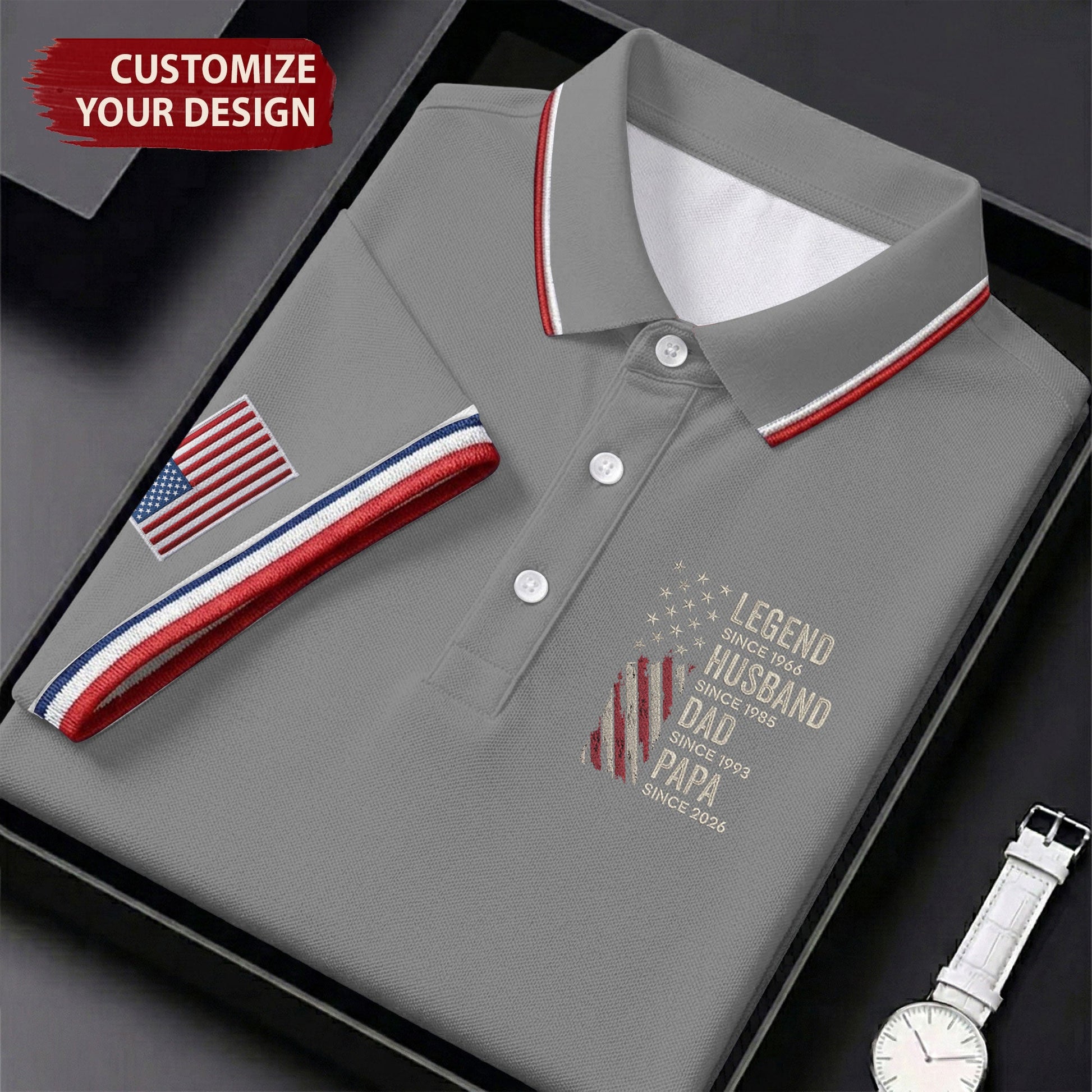 Legend Husband Dad Papa Father's Day Golf Shirt, Golf Gift For Dad, Gift Ideas For Grandpa