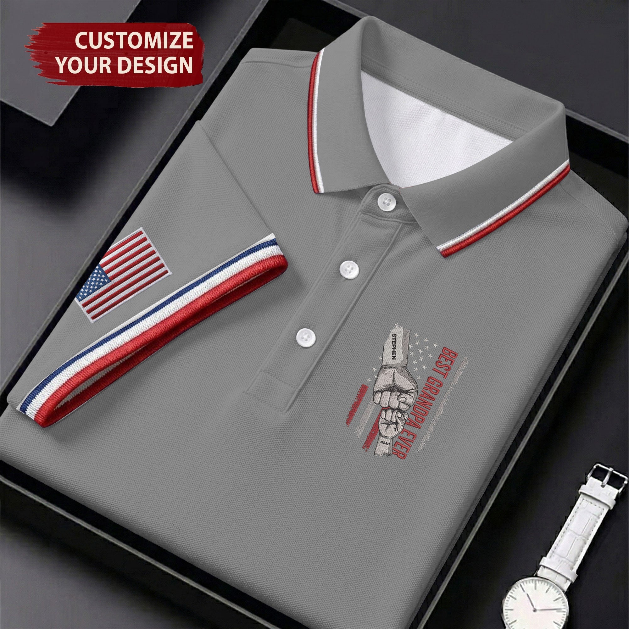 Best Grandpa Ever Father's Day Golf Shirt, Golf Shirts For Men, Gift Ideas For Grandpa