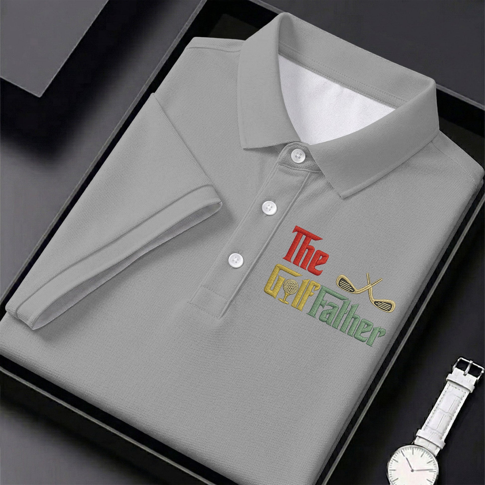 The Golf Father Golf Tops For Men, Father's Day Golf Shirt, Golf Gift For Dad