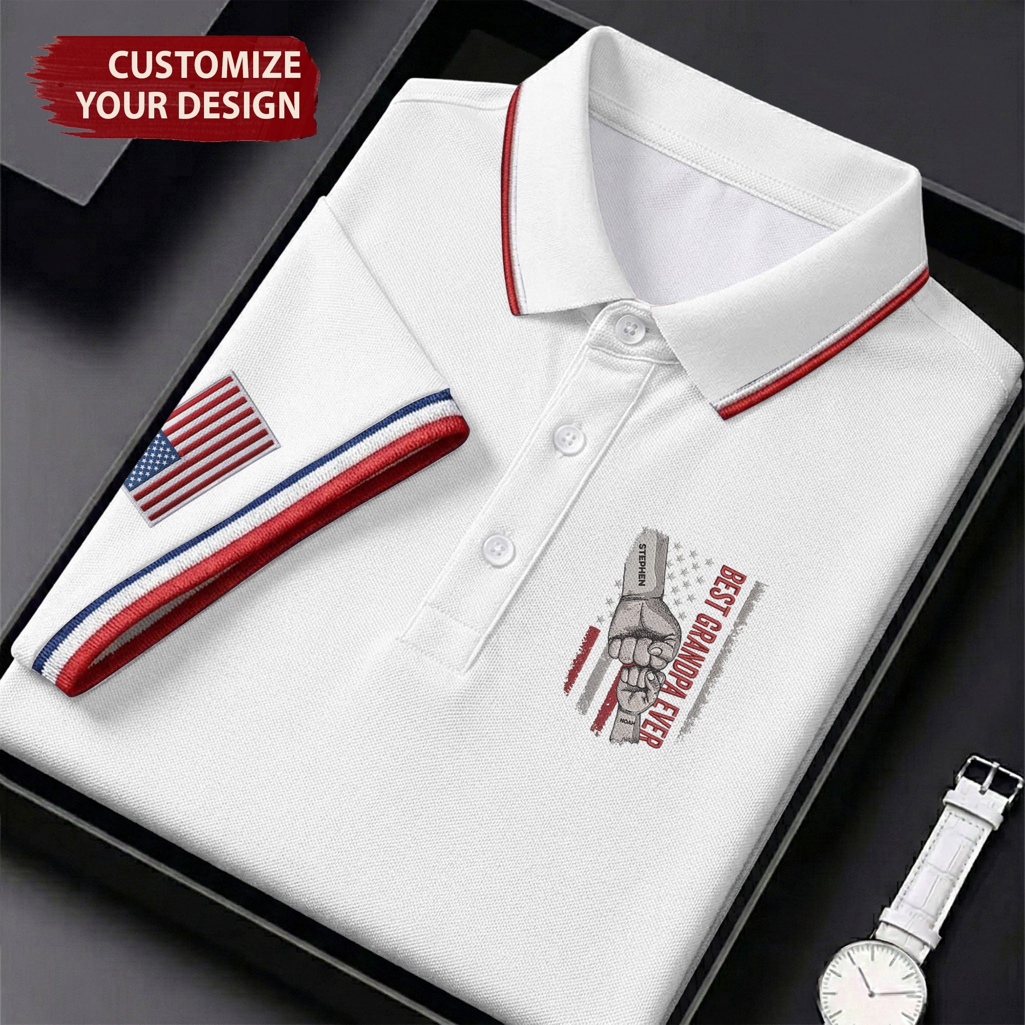 Best Grandpa Ever Father's Day Golf Shirt, Golf Shirts For Men, Gift Ideas For Grandpa