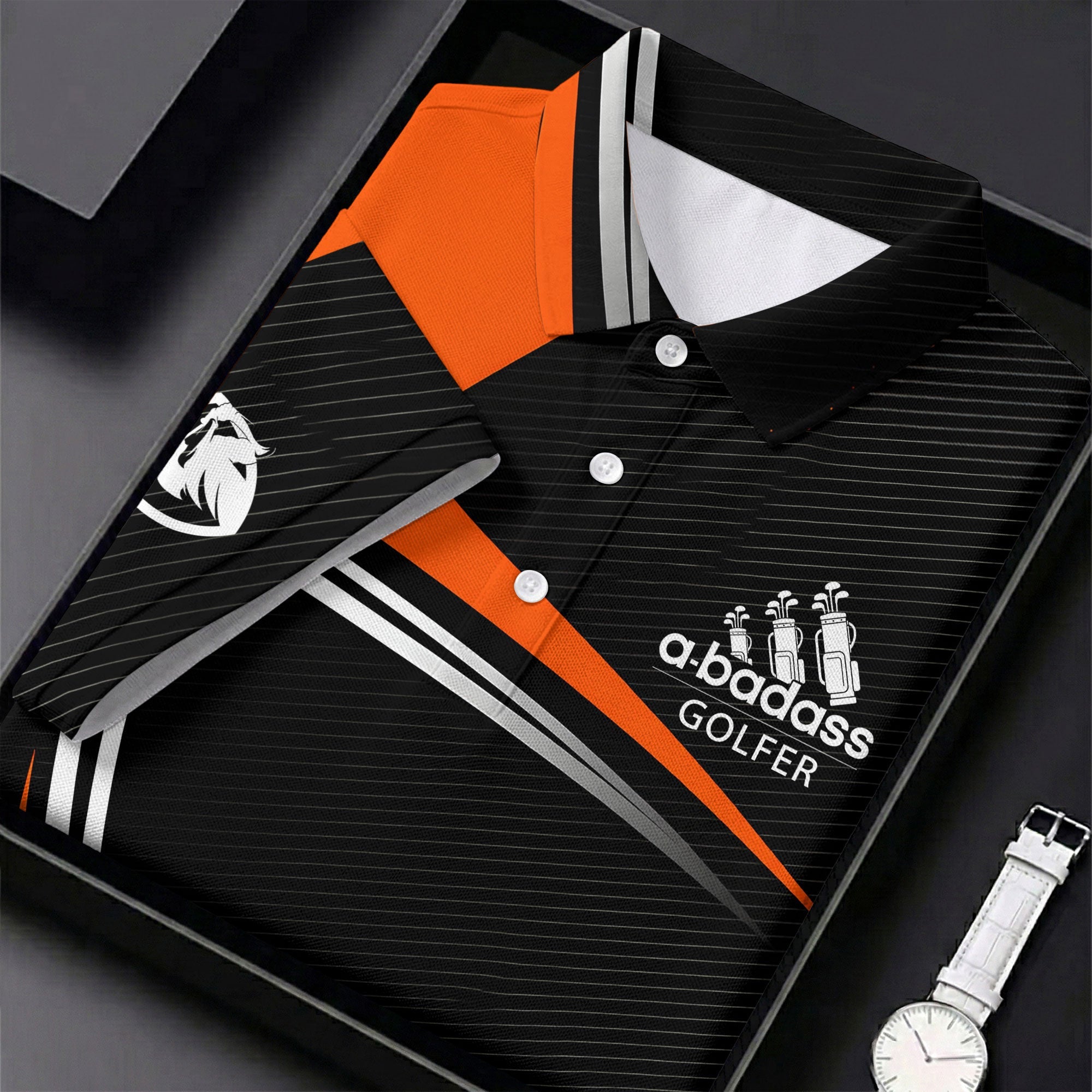 A Badass Golfer LGBT Support Ladies Golf Tops, Gay Pride Month Celebrate Golf Shirt For Women