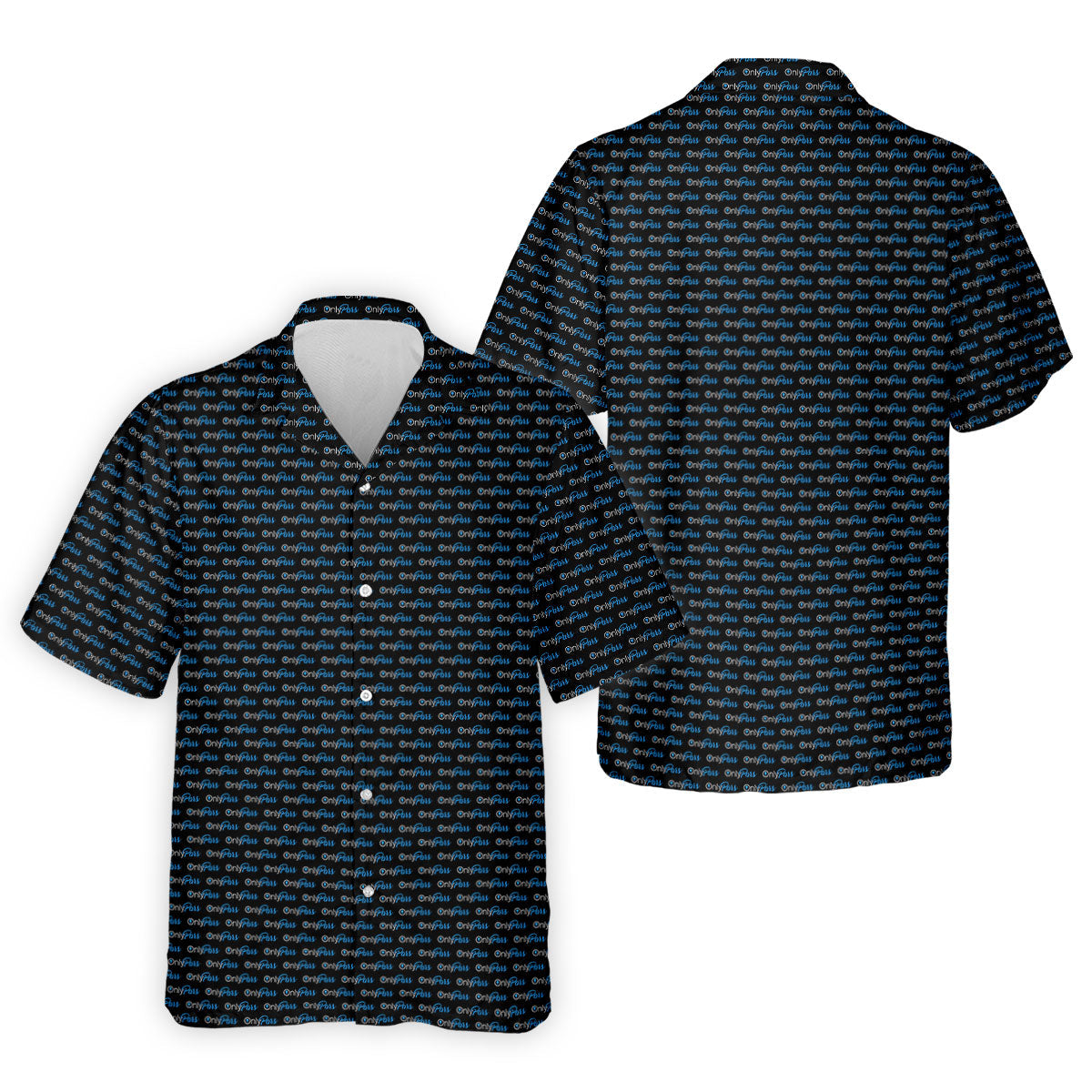 OnlyPars All Over Print Golf Shirt, Funny Golfer Humor Design, Golf Shirts For Men