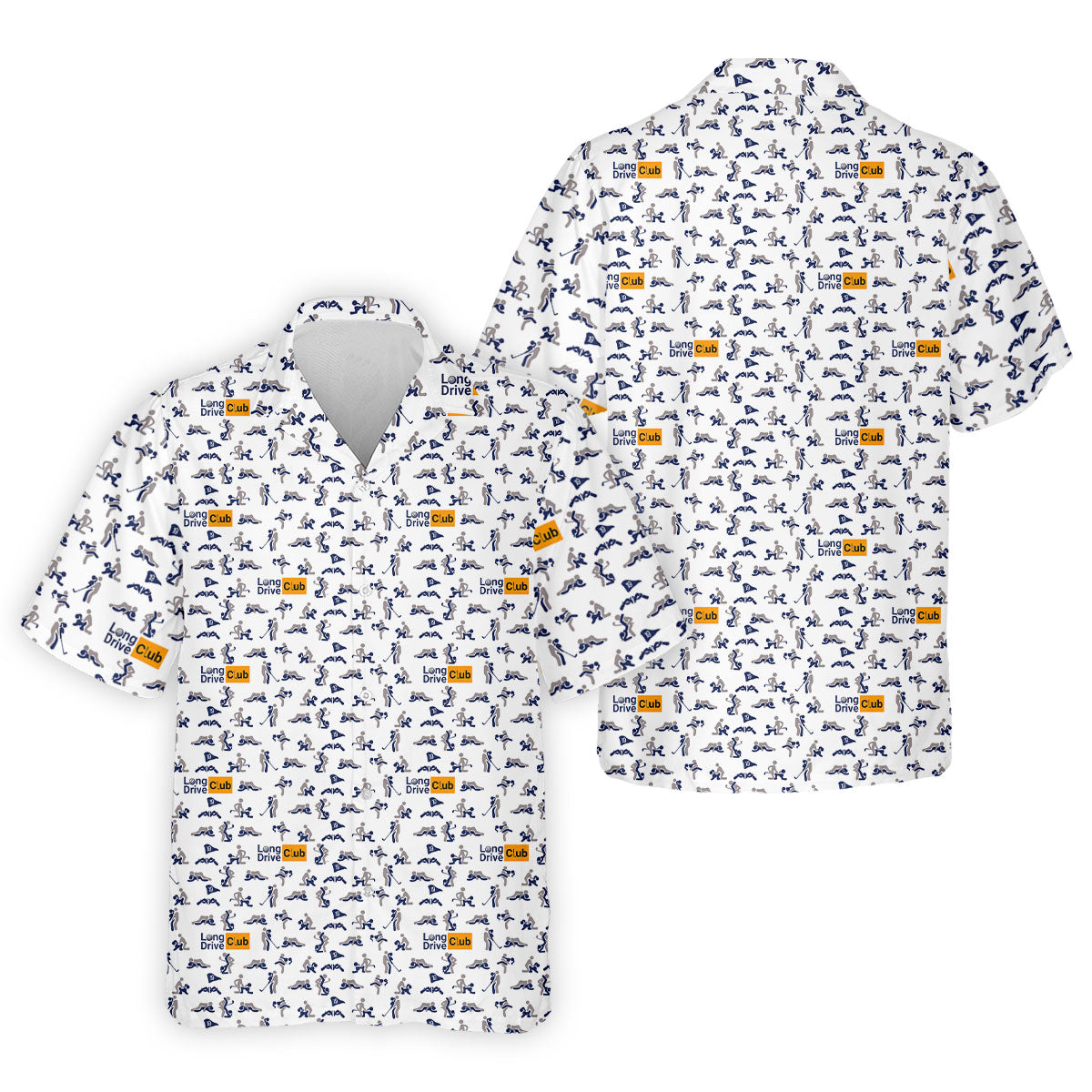Funny Long Drive Club Adult Golf Polo Shirt, Men's Golf Shirt, Mens Golf Apparel