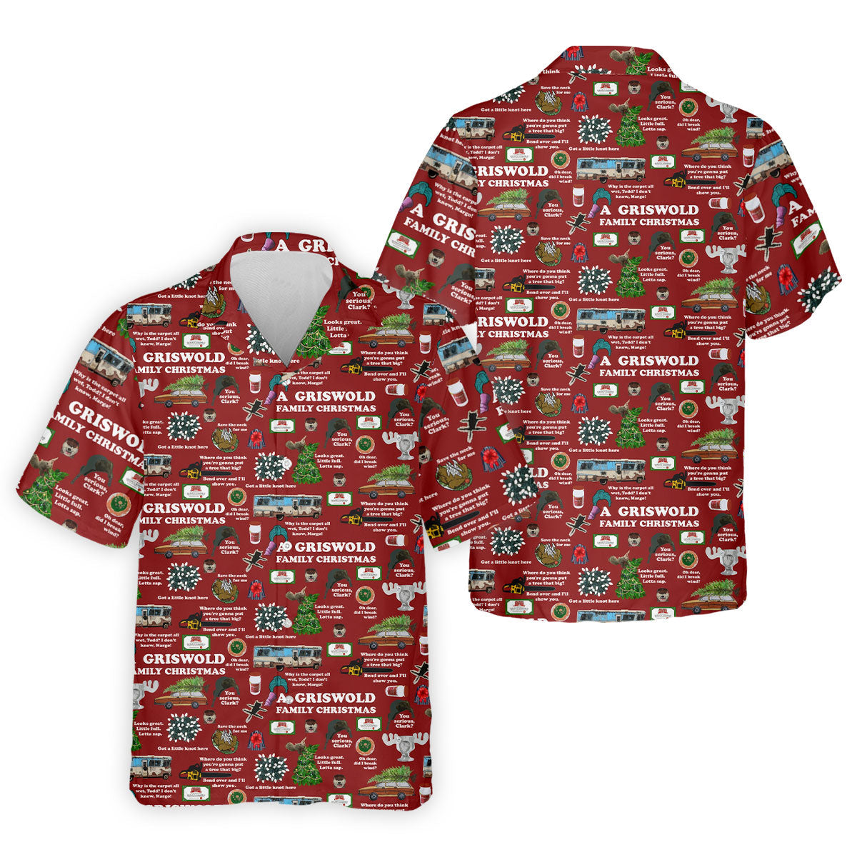 A Griswold Family Christmas Men's Golf Polo Shirts, Christmas Golf Shirt, Polo Shirts For Men