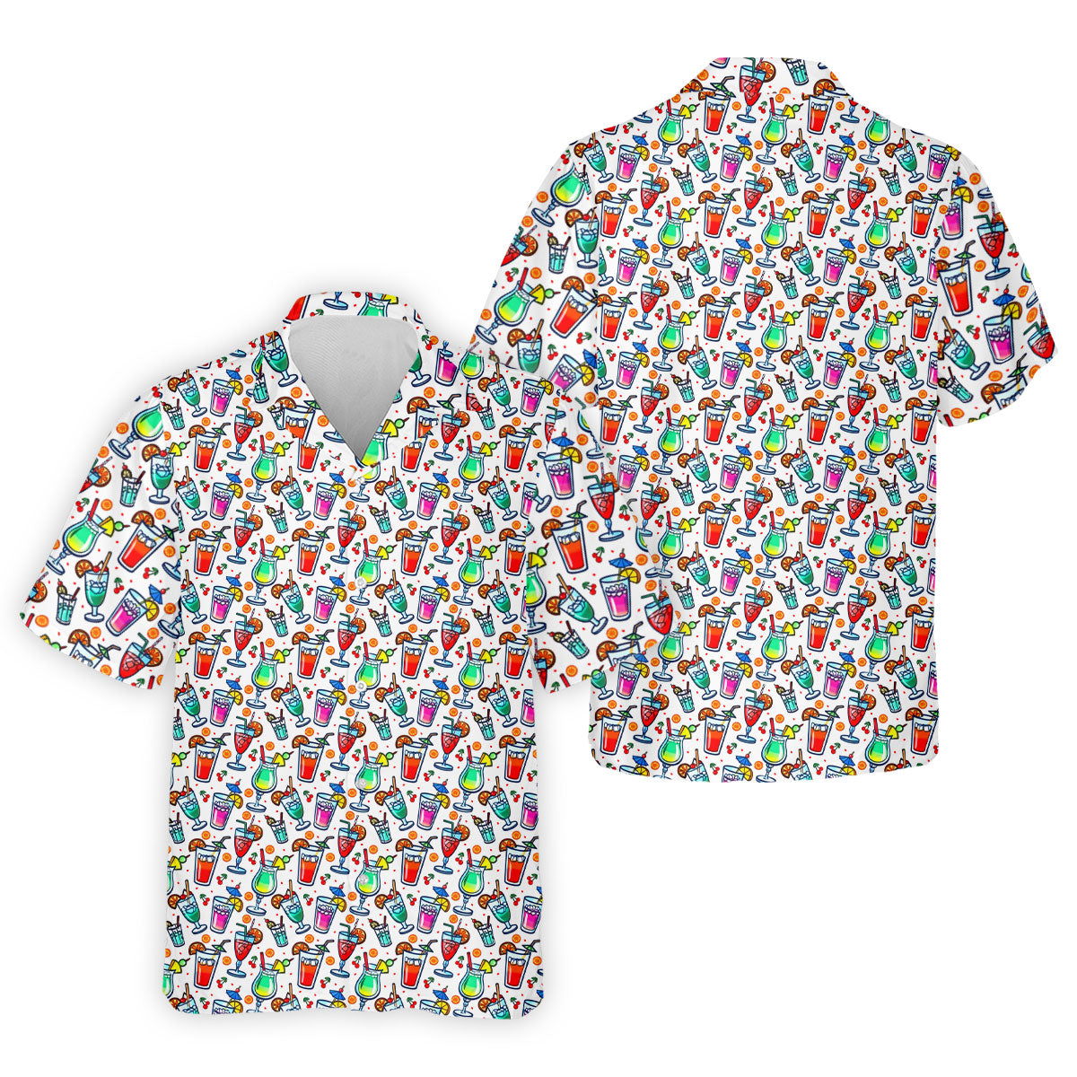 Refreshing Summer Cocktails Cinco De Mayo Celebration Fiesta Themed Golf Shirts For Men