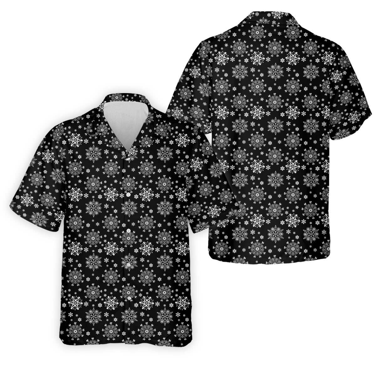 Dirty Funny Adult Humor Snowflakes Black Golf Shirt, Fun Men's Golf Polos, Christmas Golf Shirt, Polo Shirts For Men