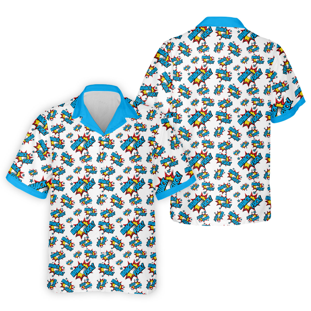 Funny Whack F*ck Comic Golf Ball Polo Shirt, Mens Golf Shirts, Golf Apparel For Men