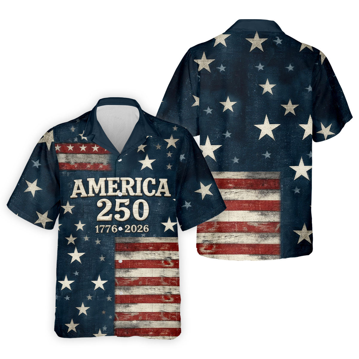 US America 250 Year Anniversary Veterans Day Golf Shirt, Patriotic 4th Of July Golf Shirts For Men
