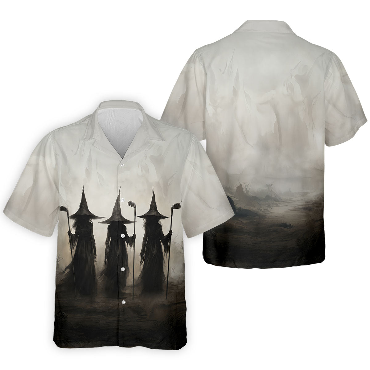 Halloween Witch Golf Polo Shirt, Golf Polo Shirts For Men, Hawaiian Golf Shirt
