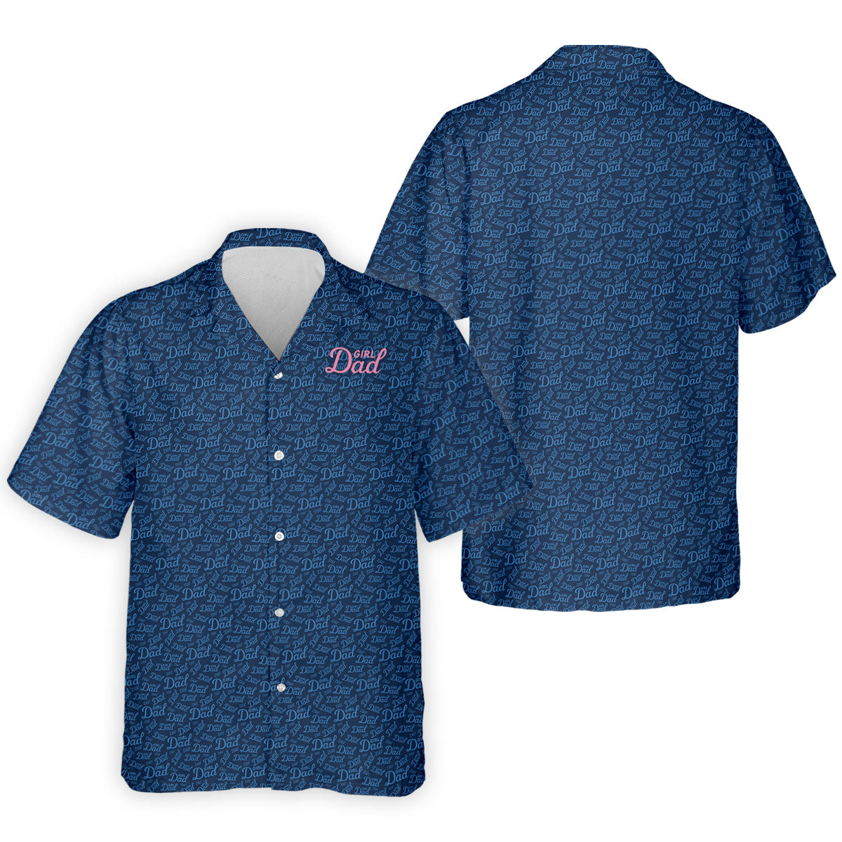 Girl Dad Father's Day Golf Shirt, Polo Shirts For Men, Gift For Golf Dad, Golfing Apparel