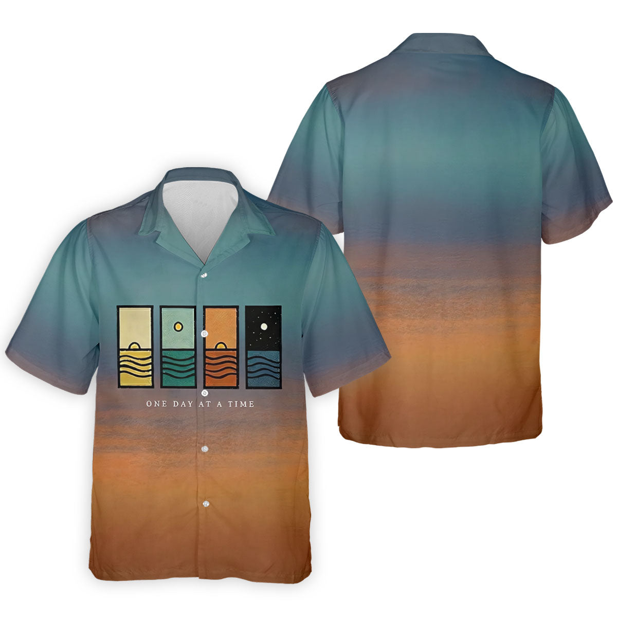 One Day At A Time Suicide Prevention Abstract Mens Golf Polo, Golf Polo Shirts For Men