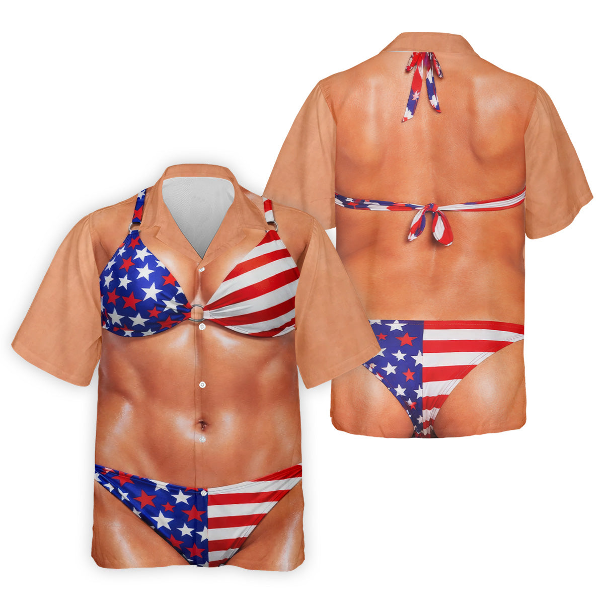 Naughty Fun USA Patriotic 4th Of July Golf Tops For Men, 250th Anniversary Golf Shirts For Men