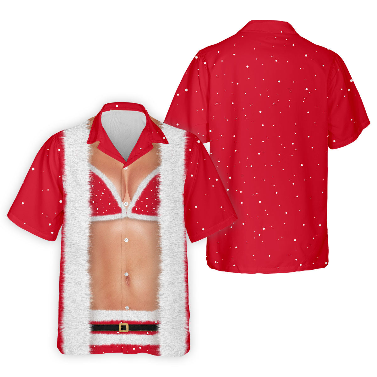 Funny Mrs Claus Costume Christmas Golf Shirt, Men's Golf Shirt, Hawaiian Golf Shirt, Printed Golf Shirts