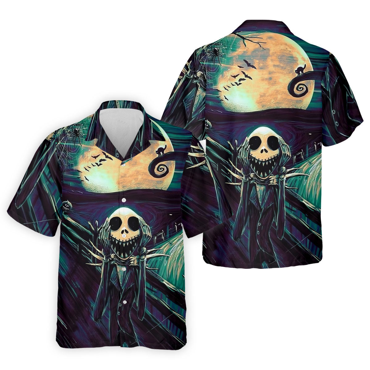 Halloween Skeleton Horror Character Golf Shirt, Printed Golf Shirts, Hawaiian Golf Shirt